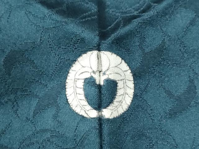 平和屋着物●上質な色無地　飛鶴地紋　褐返色　正絹　逸品　CAAW7276yc