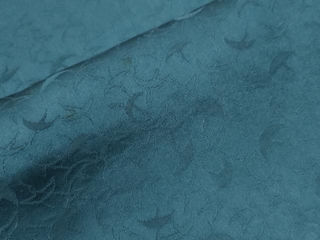 平和屋着物●上質な色無地　飛鶴地紋　褐返色　正絹　逸品　CAAW7276yc