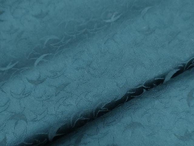 平和屋着物●上質な色無地　飛鶴地紋　褐返色　正絹　逸品　CAAW7276yc