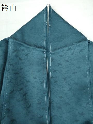 平和屋着物●上質な色無地　飛鶴地紋　褐返色　正絹　逸品　CAAW7276yc