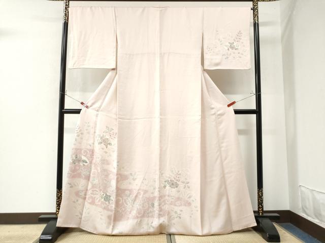 平和屋着物●訪問着　辻が花　手描き　絞り　正絹　逸品　CAAW7330yc