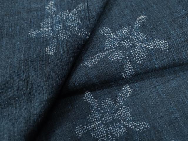平和屋着物●本場結城紬　重要無形文化財　100亀甲　吉祥文　三越扱い　正絹　逸品　CAAW7364yc