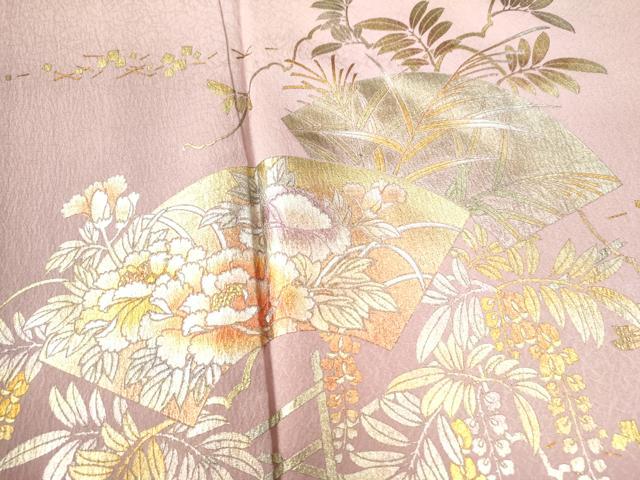 平和屋着物○金彩友禅 卓越技能者・名工・和田光正 訪問着 地紙