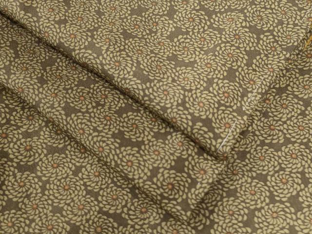 平和屋着物●上質な小紋　菊尽くし　やまと誂製　正絹　逸品　未使用　CAAW7525yc