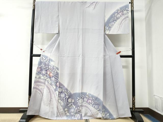 平和屋着物●訪問着　辻が花　手描き　絞り　暈し染め　正絹　逸品　CAAW7585yc