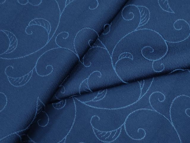 平和屋着物●上質なお召　唐草文　やまと誂製　正絹　逸品　未使用　CAAW7655yc