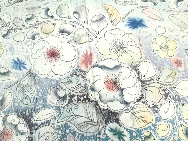 平和屋着物○訪問着 作家物 辻が花 手描き 暈し染め 正絹 逸品 CAAW7698yc