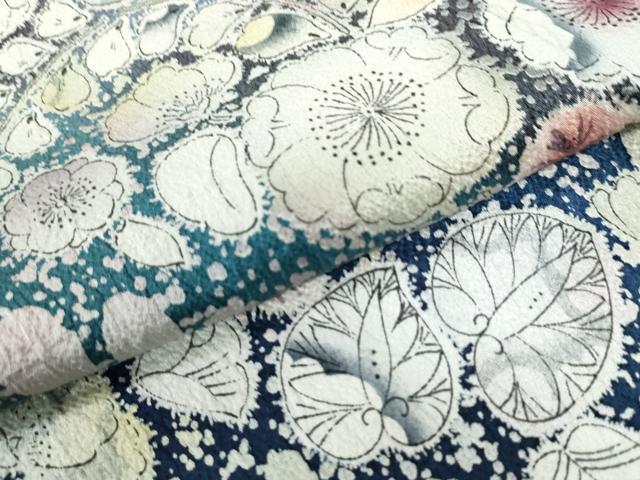 平和屋着物○訪問着 作家物 辻が花 手描き 暈し染め 正絹 逸品 CAAW7698yc