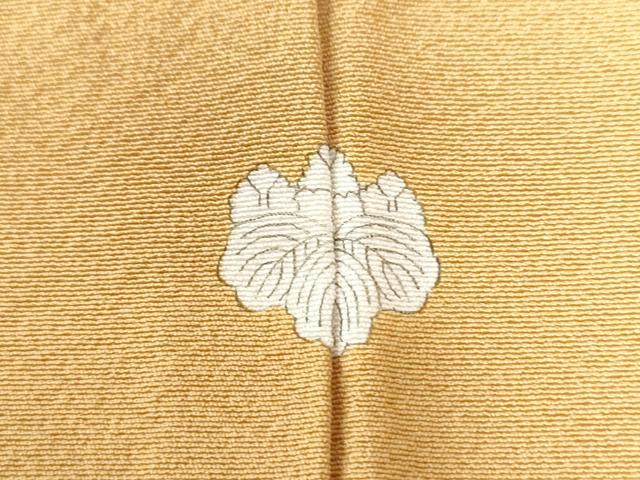 平和屋着物●上質な色無地　黄朽葉色　正絹　逸品　未使用　CAAW7751yc 平和屋着物○上質な色無地 黄朽葉色 正絹 逸品 未使用 CAAW7751yc