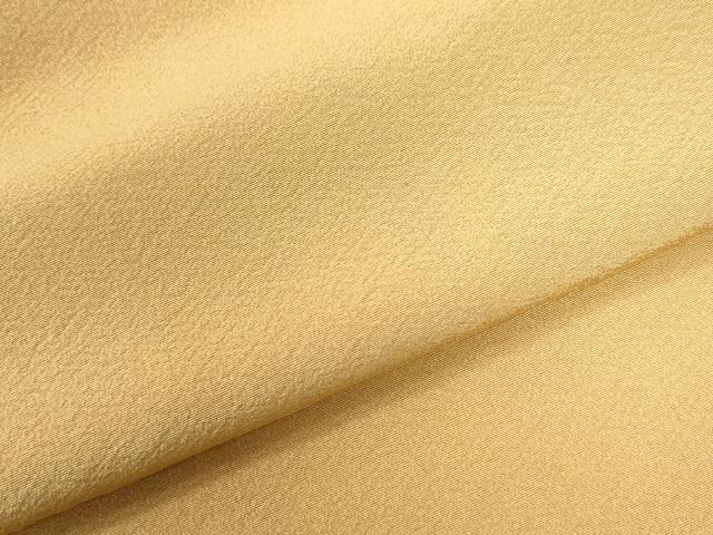 平和屋着物○上質な色無地 黄朽葉色 正絹 逸品 未使用 CAAW7751yc