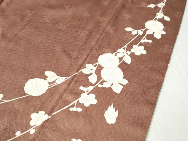 平和屋着物○訪問着 枝菊宝尽くし花文 暈し染め 金彩 正絹