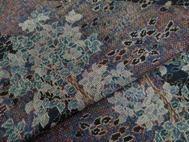 平和屋着物○本場大島紬 樹林吉祥文 正絹 逸品 CAAW7772yc