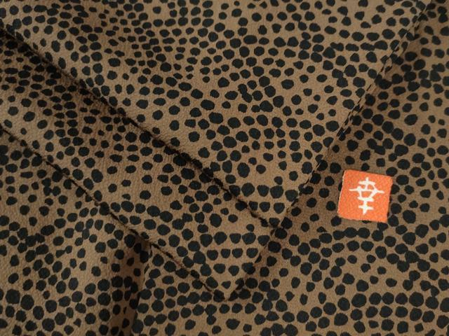 平和屋着物●ファッションデザイナー 花井幸子　小紋　立波花文　正絹　逸品　CAAW7801yc