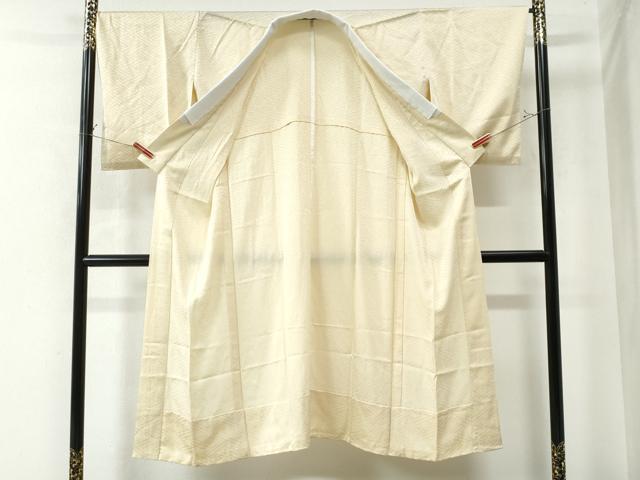 平和屋着物●長襦袢　無双仕立て　紗綾形地紋　砥粉色　正絹　逸品　未使用　CAAW7871yc 平和屋着物○長襦袢 無双仕立て 紗綾形地紋 砥粉色 正絹 逸品 未使用