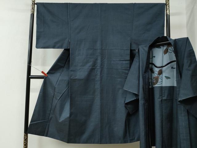 平和屋着物●男性　本場大島紬　アンサンブル　100亀甲　総詰め　正絹　逸品　未使用　CAAW7947yc