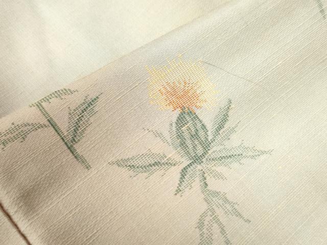 平和屋着物○訪問着 紅花紬地 正絹 逸品 CAAW7963ycの通販はau PAY