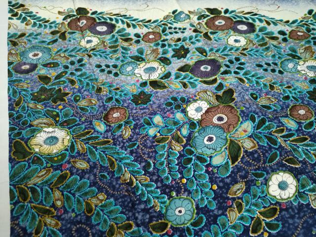 平和屋着物○訪問着 作家物 辻が花 手描き 暈し染め 金彩 正絹 逸品