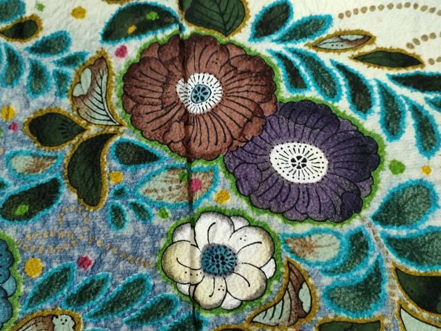 平和屋着物○訪問着 作家物 辻が花 手描き 暈し染め 金彩 正絹 逸品