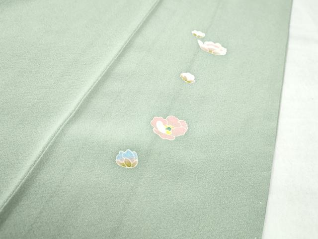 平和屋着物○本加賀友禅作家 谷幸治 訪問着 枝花文 ロング