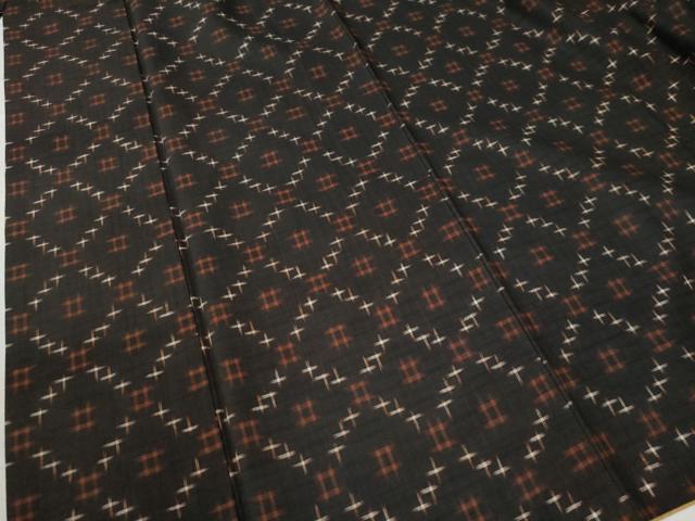 平和屋着物○国指定重要無形文化財 本場久米島紬 手織 正絹