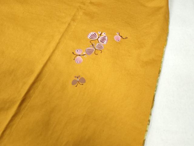 平和屋着物○上質な紬 絞り 舞花文 正絹 逸品 CAAW8177yc