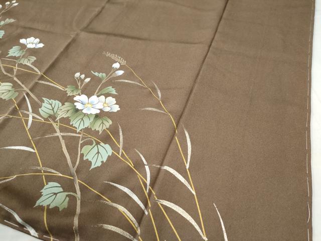 平和屋着物○訪問着 流水鴛鴦枝花文 暈し染め 金彩 正絹