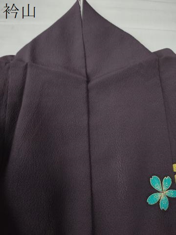 平和屋着物○豪華振袖 駒刺繍 舞桜花文 暈し染め 金彩 正絹