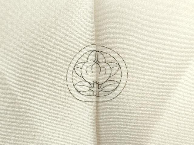 平和屋着物○訪問着 駒刺繍 鬘帯雪輪花蝶文 金彩 正絹 逸品 CABE2860yc
