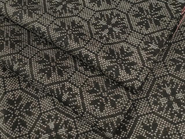 平和屋着物●本場大島紬　7マルキ　蜀江花文　正絹　逸品　CAAW8317yc