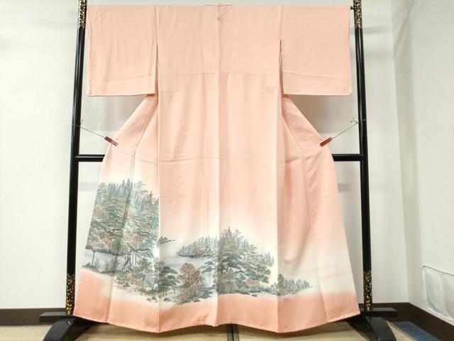 平和屋着物●豪華色留袖　寿光織　兼六園　暈し染め　正絹　逸品　CAAW8377yc