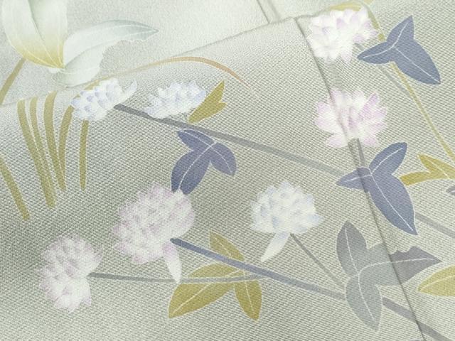 平和屋着物○京加賀糸目友禅作家 山崎巌 訪問着 枝花文