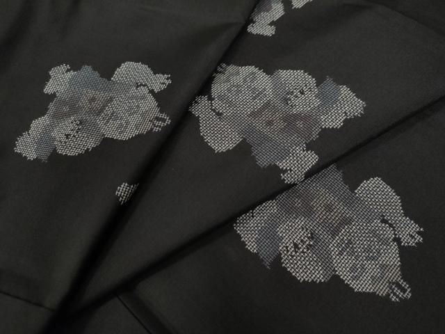 平和屋着物●本場大島紬　9マルキ　地空き　唐子　正絹　逸品　CAAW8495yc