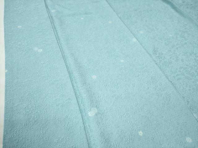 平和屋着物●上質な小紋　特選千八織　御所解　ロング丈　反端付き　正絹　逸品　CAAW8513yc 平和屋着物○上質な小紋 特選千八織 御所解 ロング丈 反