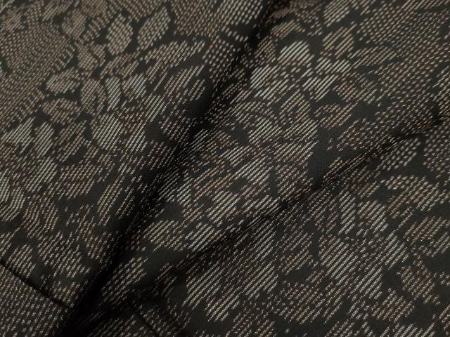 平和屋着物●本場大島紬　草花文　やまと誂製　正絹　逸品　未使用　CAAW8527yc