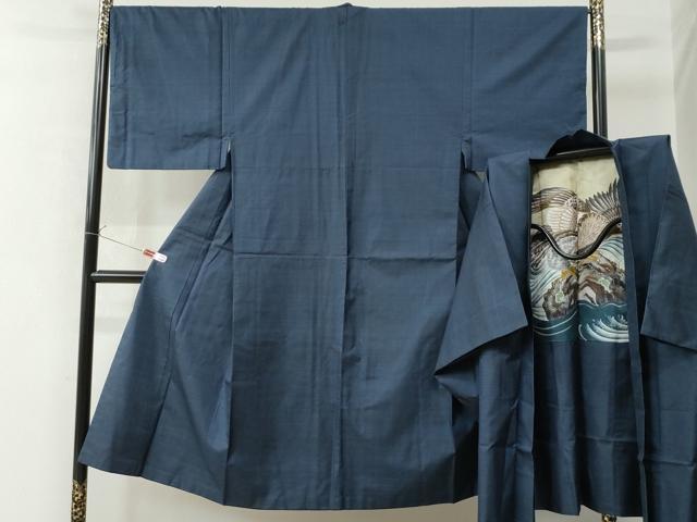 平和屋着物●男性　本場大島紬　アンサンブル　100亀甲　総詰め　正絹　逸品　CAAW8573yc