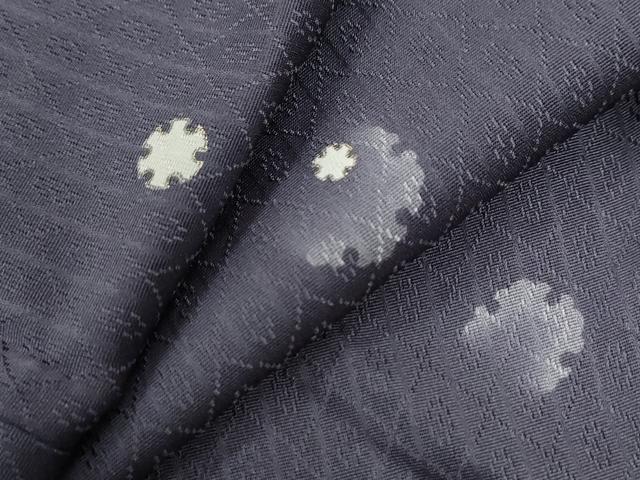 平和屋着物●上質な小紋　雪輪文　金彩　正絹　逸品　CAAW8747yc