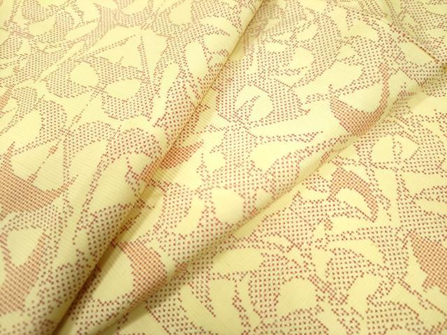 平和屋着物●本場大島紬　7マルキ　飛鶴文　正絹　逸品　CAAW8764yc