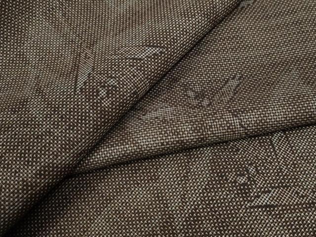 平和屋着物●本場大島紬　9マルキ　枝花文　正絹　逸品　未使用　CAAW8778yc