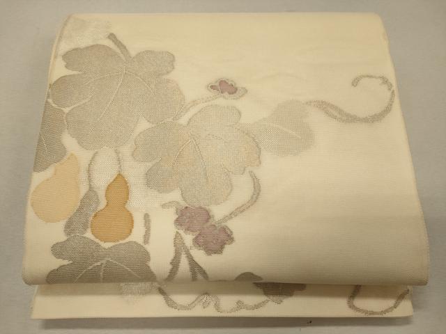 平和屋着物＊夏物　六通柄　本袋帯　瓢箪　金銀糸　正絹　逸品　未使用　CAAW8952oy