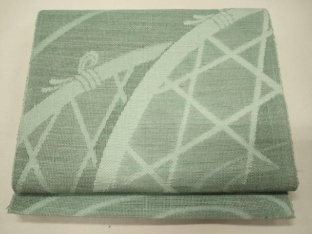 平和屋着物＊夏物　八寸名古屋帯　籬流水文　正絹　逸品　CAAW8984oy