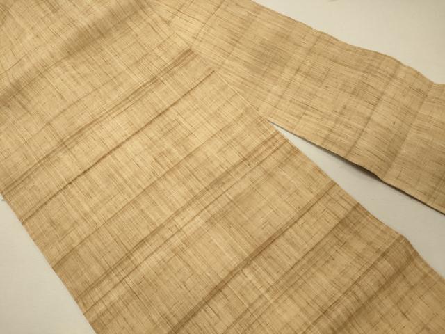 平和屋着物＊夏物　九寸名古屋帯　霞文　麻　逸品　CAAW9034oy 平和屋オンライン｜リユースでサステナブル｜夏物帯コレクション一覧