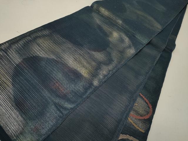 平和屋着物＊夏物 太鼓柄 本袋帯 流線文 正絹 逸品 CAAW9071oy