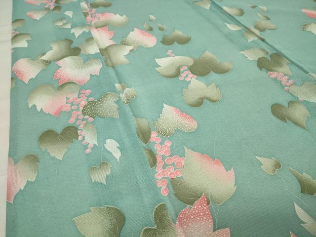 平和屋着物＊夏物　小紋　絽　南天文　銀彩　洗える着物　未使用　CAAW9878gh 平和屋着物＊夏物 小紋 絽 南天文 銀彩 洗える着物 未使用 CAAW9878gh