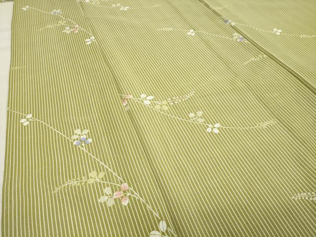 平和屋着物＊夏物 小紋 絽 萩文 洗える着物 CAAW9884gh 平和屋着物＊