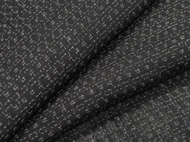 平和屋着物＊夏物　紗紬　吉祥文　正絹　逸品　CAAW9913gh