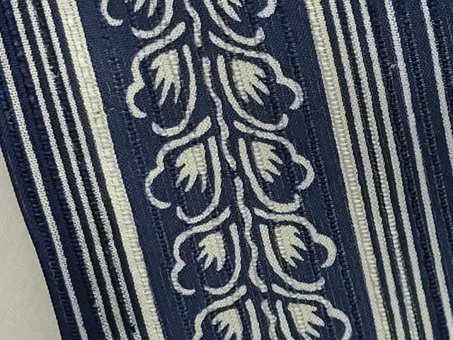 平和屋着物＊夏物　縦絽紬　草木間道　正絹　逸品　CAAW9934gh 平和屋着物＊夏物 縦絽紬 草木間道 正絹 逸品 CAAW9934gh