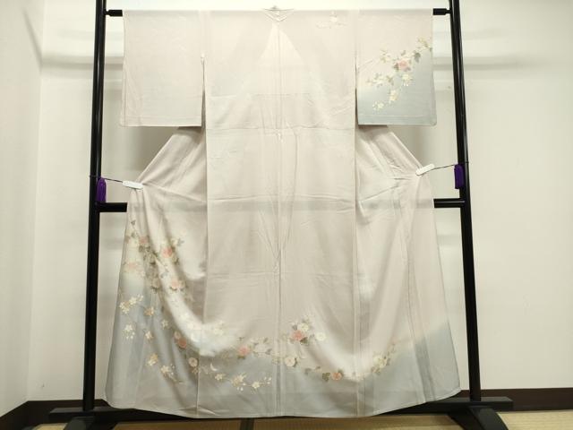 平和屋着物＊夏物　中国三大刺繍　スワトウ刺繍　総刺繍　訪問着　絽　枝花文　暈し染め　正絹　逸品　CAAW9951gh_1