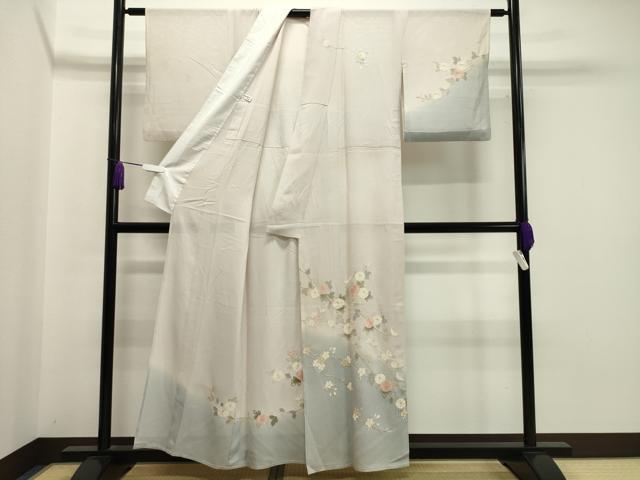 平和屋着物＊夏物　中国三大刺繍　スワトウ刺繍　総刺繍　訪問着　絽　枝花文　暈し染め　正絹　逸品　CAAW9951gh_2