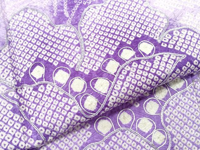 平和屋着物○豪華振袖 総絞り 駒刺繍 牡丹 正絹 逸品 CAAX0859vf