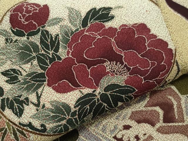 平和屋着物○日本画家 霜鳥忍の世界 彩天目織 訪問着 立波